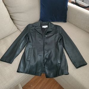 Women's Nine West Leather Jacket